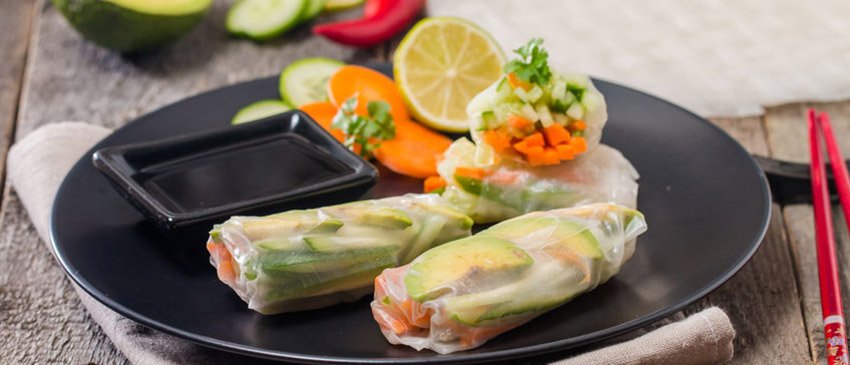 Recept koolhydraatarme summer rolls